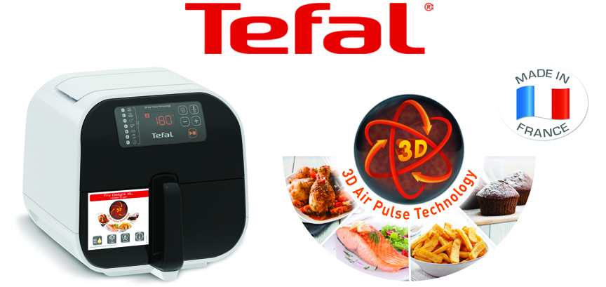 Tefal Fry Delight Digital XL, 1.2 Kg, 1900-2100W, Black and White