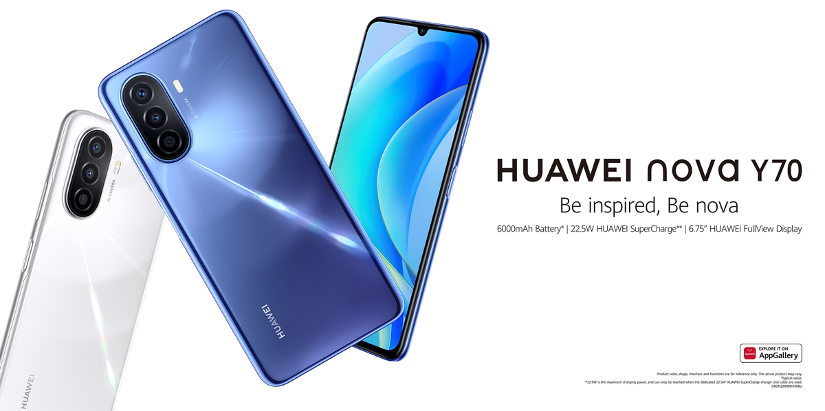 Buy HUAWEI NOVA Y70 at best prices extra Saudi