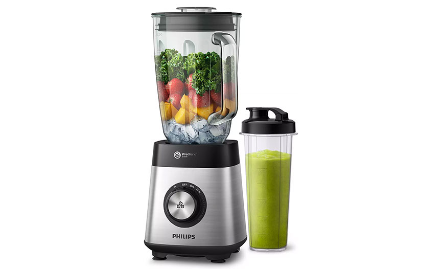 Philips 5000 HR3571/90 1000W Blender Glass Silver