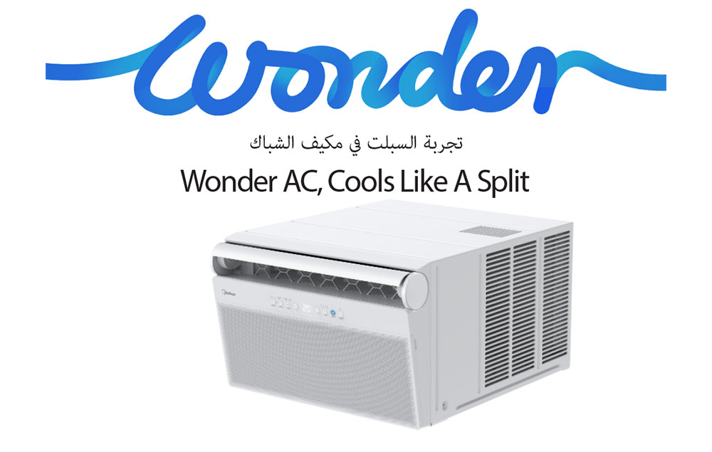 Midea Window AC, Wonder, 20,500 BTU, Inverter Compressor, WiFi, Cool